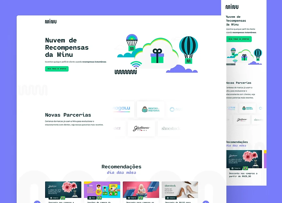 Minu — portfolio site